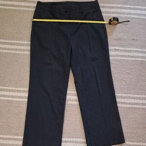 United Colors Of Benetton Dark Gray Pinstripe Trousers
